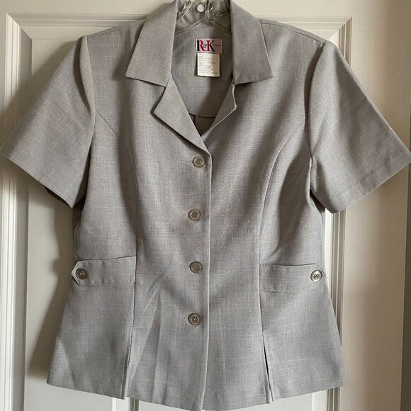 R & K Short-sleeve Women's Blazer Jacket Size 10 BNWOT - Picture 1 of 4